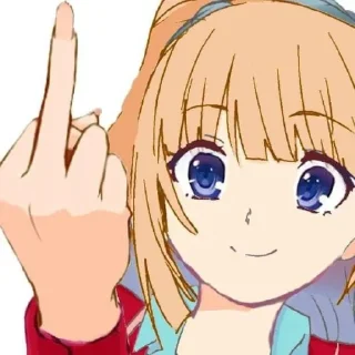 🖕 emoji Kanjeng roti goldie Telegram sticker 12 of 81
