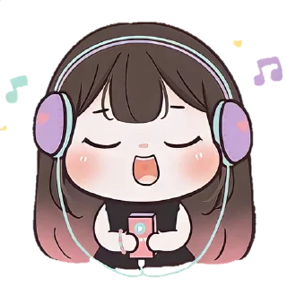 🧺 emoji ❲ ⎙ @crmll06 ❳ chubby girl ashpink Telegram sticker 9 of 40
