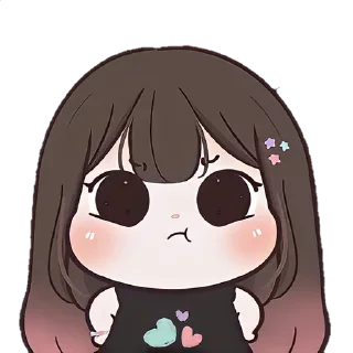 🧺 emoji ❲ ⎙ @crmll06 ❳ chubby girl ashpink Telegram sticker 23 of 40