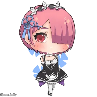 🐋 emoji Anime chibi 🐋🐋. @anime_sticker_noob Telegram sticker 18 of 58