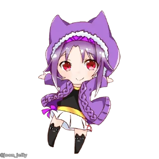 🐋 emoji Anime chibi 🐋🐋. @anime_sticker_noob Telegram sticker 14 of 58