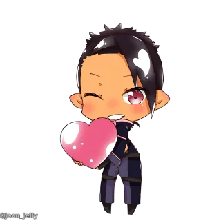 🐋 emoji Anime chibi 🐋🐋. @anime_sticker_noob Telegram sticker 11 of 58