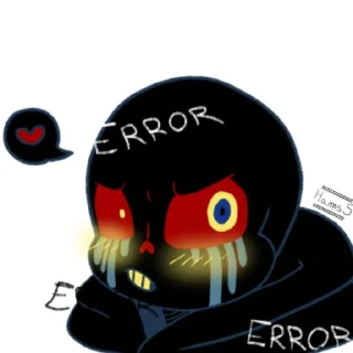 💙 emoji Error!Sans Telegram sticker 7 of 17