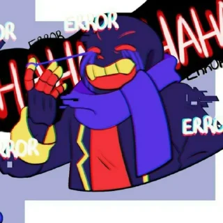 💙 emoji Error!Sans Telegram sticker 12 of 17