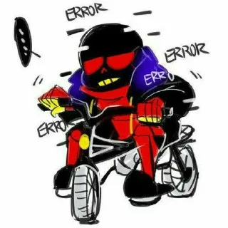 💙 emoji Error!Sans Telegram sticker 14 of 17