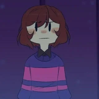 ❤️ emoji Frisk by @StickerAnimePack Telegram sticker 11 of 75