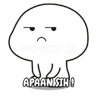 😒 emoji apa liat liat, xixi Telegram sticker 24 of 64