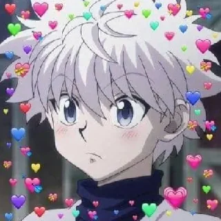 😶 emoji Killua || @moiStickers Telegram sticker 15 of 21