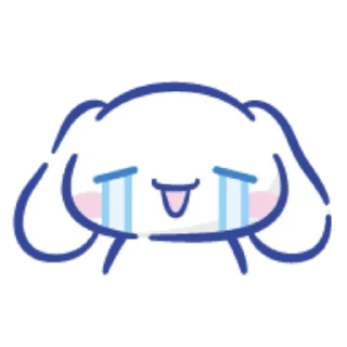 😭 emoji cinamoroll @duckgarden Telegram sticker 6 of 8