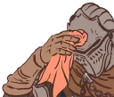 😅 emoji Dark souls Telegram sticker 5 of 120