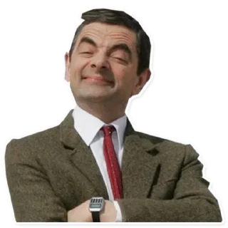 🤓 emoji Mr. Bean Telegram sticker 20 of 31