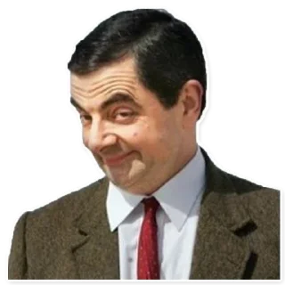 🤓 emoji Mr. Bean Telegram sticker 8 of 31
