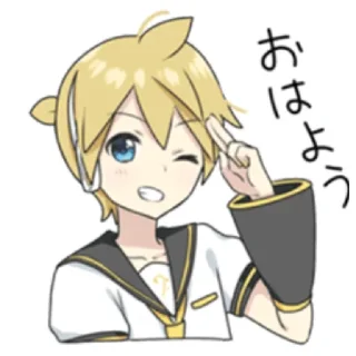 ⭐️ emoji Kagamine len 2 @riestikey Telegram sticker 3 of 25