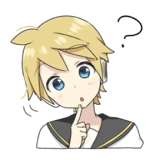 ⭐️ emoji Kagamine len 2 @riestikey Telegram sticker 1 of 25