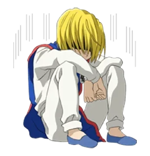 😓 emoji @ANIMEDUBBED_1 HUNTER X HUNTER Telegram sticker 13 of 105