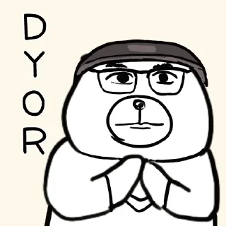 😎 emoji 摸摸熊：見證 Telegram sticker 24 of 105