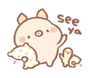 👋 emoji Bread Tree's Piggy | @cutestickers4you Telegram sticker 19 of 40