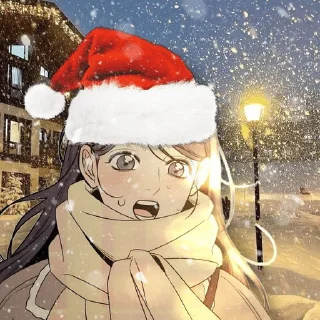 🌟 emoji 𝙰𝚗𝚒𝚖𝚎 𝙲𝚑𝚛𝚒𝚜𝚝𝚖𝚊𝚜 🎄 @Hanim1O :: @fSti Telegram sticker 15 of 95