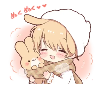 🤗 emoji rabbit boy Telegram sticker 11 of 25
