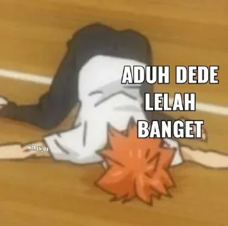 Sticker from Haikyuu Meme @yuiworld