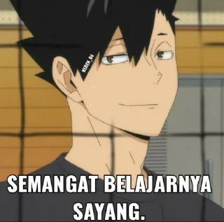 Sticker from Haikyuu Meme @yuiworld