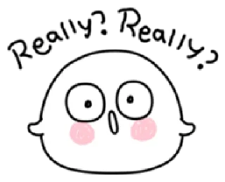 😯 emoji Milkball | @cutestickers4you Telegram sticker 17 of 32