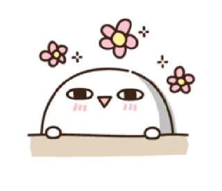 🌸 emoji tteokmungchi | @cutestickers4you Telegram sticker 6 of 32