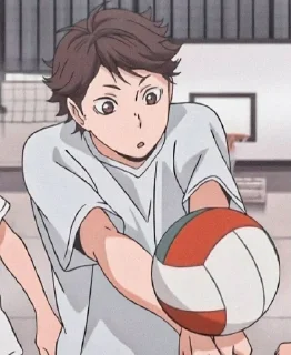 🦔 emoji Oikawa Tooru @yuiworld Telegram sticker 23 of 34