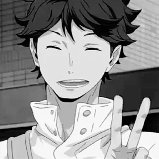 Sticker from oikawa tooru @animestickerpcks