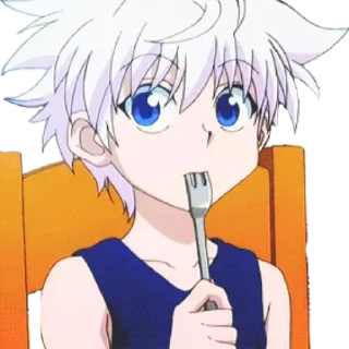 🍴 emoji killua Telegram sticker 21 of 31