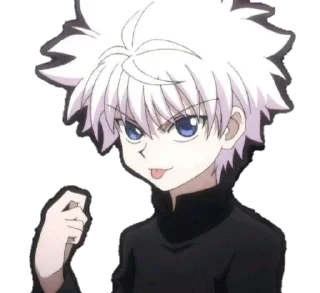 😛 emoji killua Telegram sticker 16 of 31