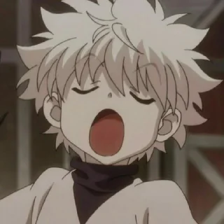 😯 emoji killua Telegram sticker 9 of 31