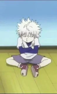 😶 emoji Killua Telegram sticker 23 of 68