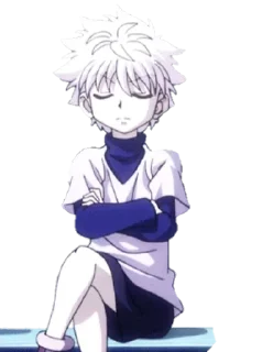 😌 emoji killua Telegram sticker 24 of 31