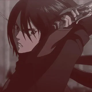 Sticker from Mikasa ackerman @TikelAnimeXixixi