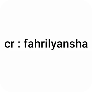 Sticker from cr : fahrilyansha ✰