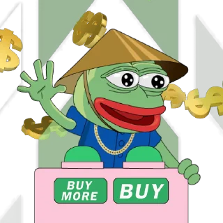 Sticker from PEPE THE COIN
