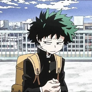 🥦 emoji Izuku midoriya Telegram sticker 13 of 30