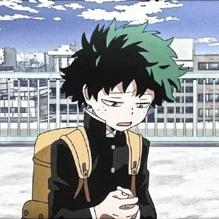 🥦 emoji Izuku midoriya Telegram sticker 15 of 30