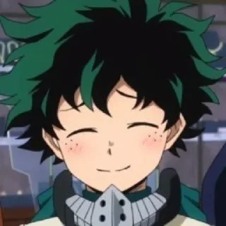 🥦 emoji Midoriya Izuku /@anime_sticker_pack Telegram sticker 20 of 80