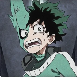 🥦 emoji Izuku midoriya Telegram sticker 21 of 30