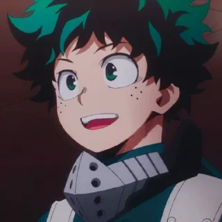 🥦 emoji Midoriya Izuku /@anime_sticker_pack Telegram sticker 17 of 80