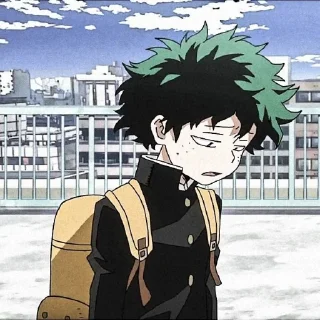 🥦 emoji Izuku midoriya Telegram sticker 11 of 30