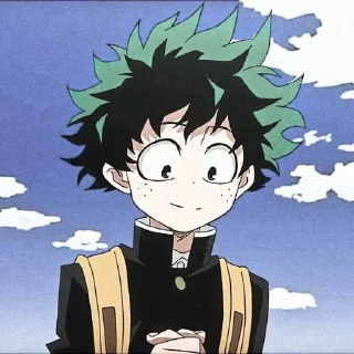 🥦 emoji Izuku midoriya Telegram sticker 17 of 30
