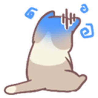 😓 emoji cats & soup | @cutestickers4you Telegram sticker 13 of 24