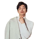 😐 emoji Gong Yoo Telegram sticker 14 of 18
