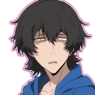 😏 emoji ❄️ @animeaho ❄️ Telegram sticker 8 of 106