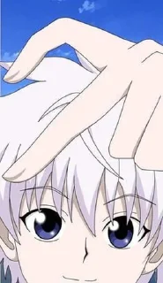 🤜 emoji killua @wallgun Telegram sticker 23 of 43