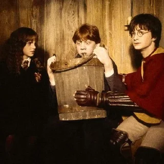Sticker from Golden Trio @POTTERHOUSE