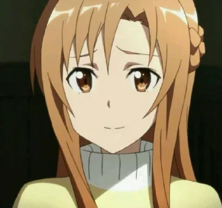 🧡 emoji Asuna yuuki Telegram sticker 5 of 20